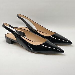 Stuart Weitzman Patent Leather Slingback Flats size 7.5